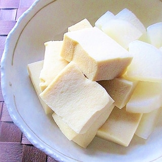 レンジで簡単！大根と高野豆腐の煮物